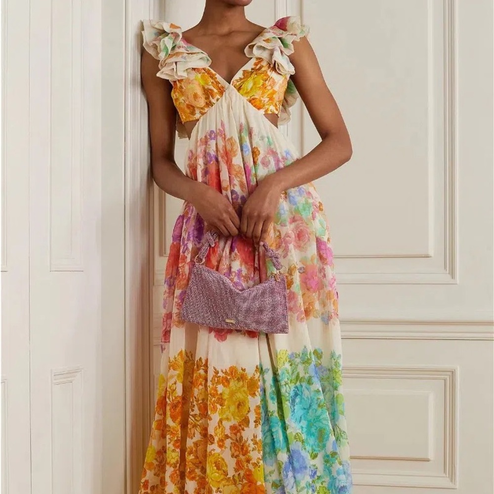 Raie Zimmermann Open Back Floral Dress - Picture 7 of 12